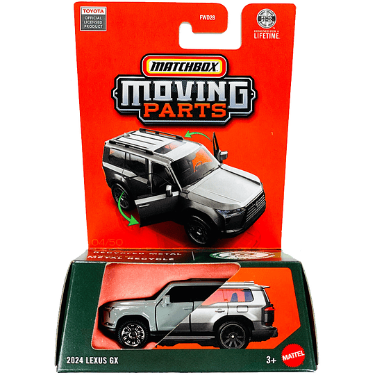 2024 Lexus GX Moving Parts Matchbox