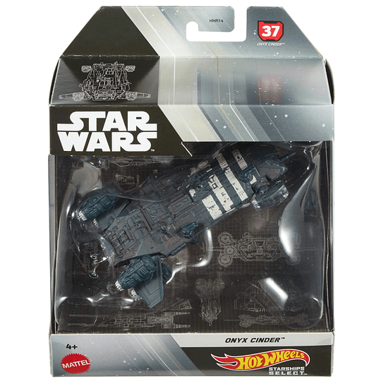 Onyx Cinder Hot Wheels Starships Select 1:50