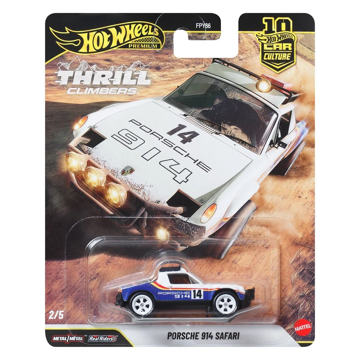 Porsche 914 Safari Thrill Climbers Car Culture Hot Wheels Pr