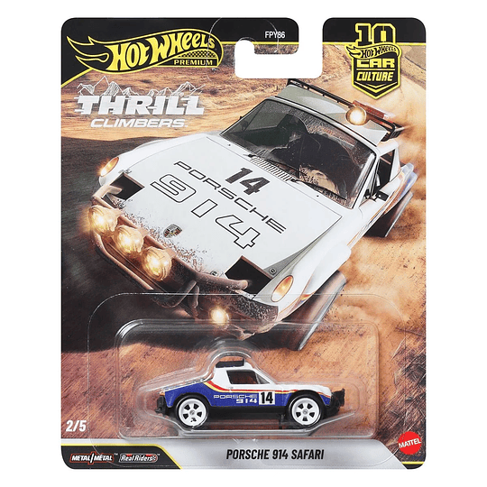 Porsche 914 Safari Thrill Climbers Car Culture Hot Wheels Premium 1:64