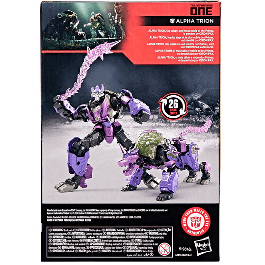 Alpha Trion Voyager Class Transformers ONE Studio Series Transformers