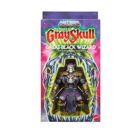 Great Black Wizard [Club Grayskull Exclusive] Origins Masters of the Universe MOTU