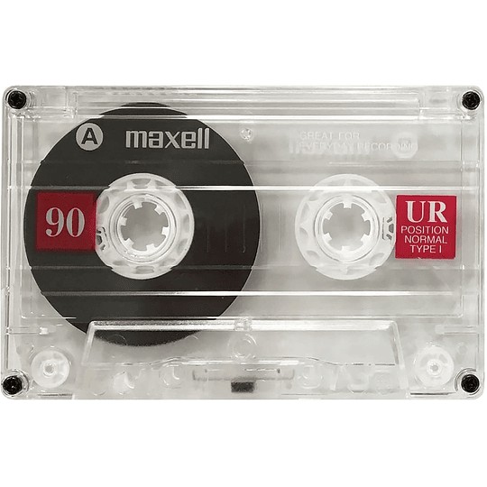 Cassette Maxell UR 90 Minutos Normal Bias