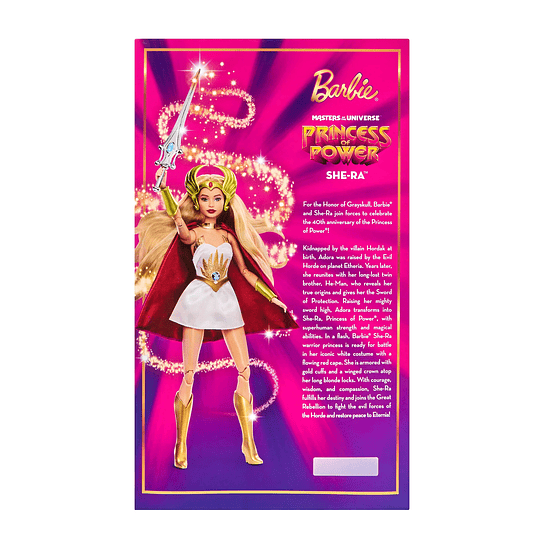 She-Ra Princess of Power Masters of the Universe Barbie Signature Doll