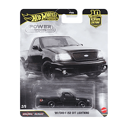 '99 Ford F-150 SVT Lightning Power Trip Car Culture Hot Wheels Premium 1:64