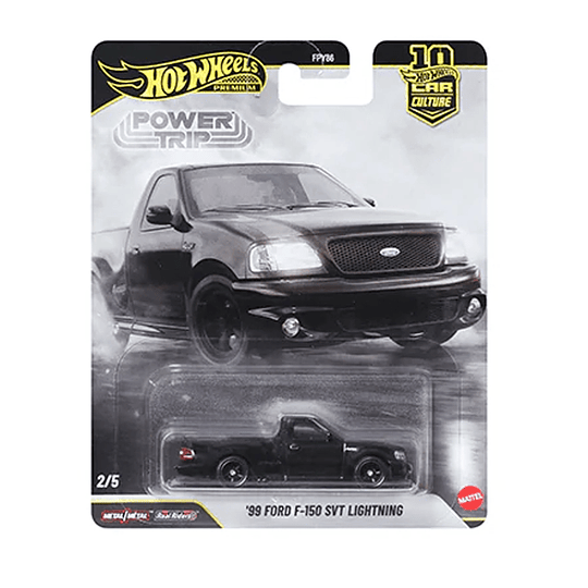 '99 Ford F-150 SVT Lightning Power Trip Car Culture Hot Wheels Premium 1:64