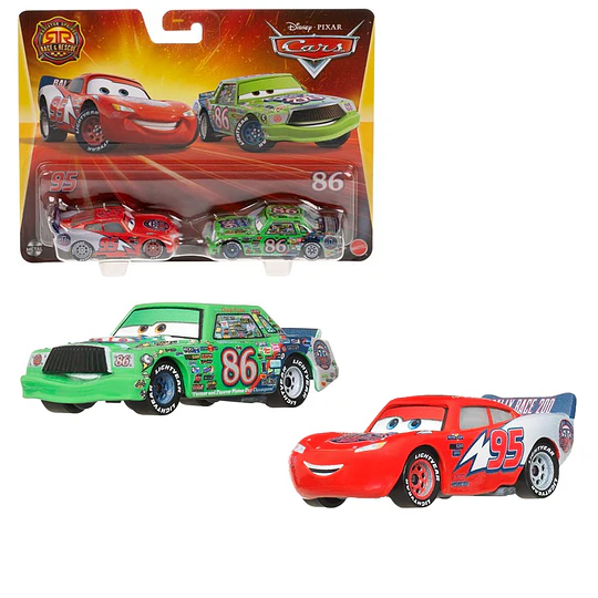 Lighting McQueen & Chick Hicks 2-Pack Cars