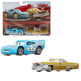 Bling Bling Lightning McQueen & Tex Dinoco 2-Pack Cars