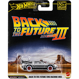 Back To The Future Time Machine-1955 Pop Culture Hot Wheels Premium 1:64