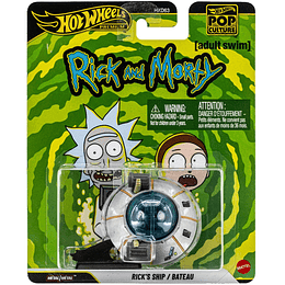 Rick's Ship Rick And Morty Pop Culture Hot Wheels Premium 1:64