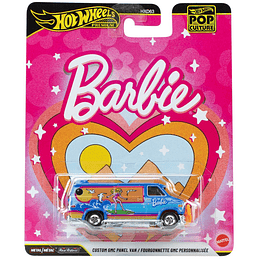 Custom GMC Panel Van Barbie Pop Culture Hot Wheels Premium 1:64