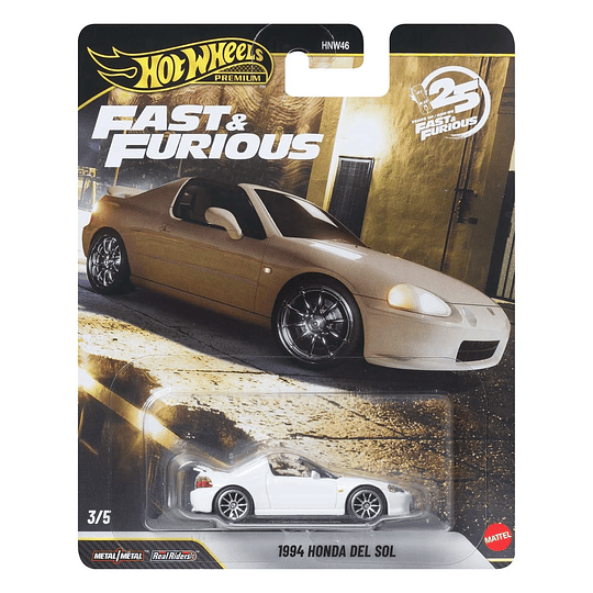 1994 Honda Del Sol Fast & Furious Hot Wheels Premium 1:64