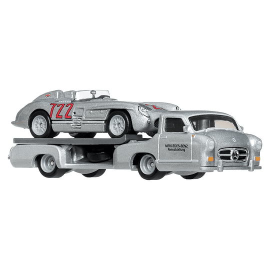 Mercedes-Benz 300 SLR #89 Team Transport Hot Wheels Premium 1:64