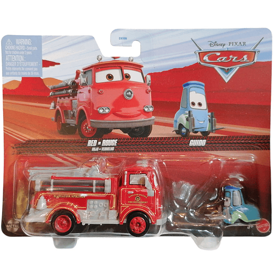 Red & Guido 2-Pack Cars