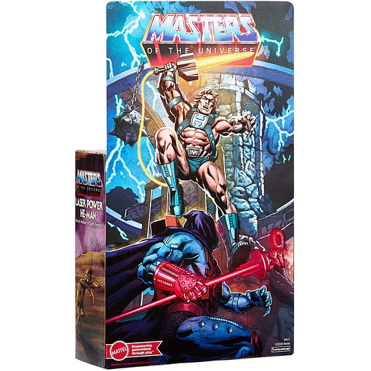Laser Power He-Man Deluxe [Mattel Creations Exclusive] Origins Masters of the Universe MOTU