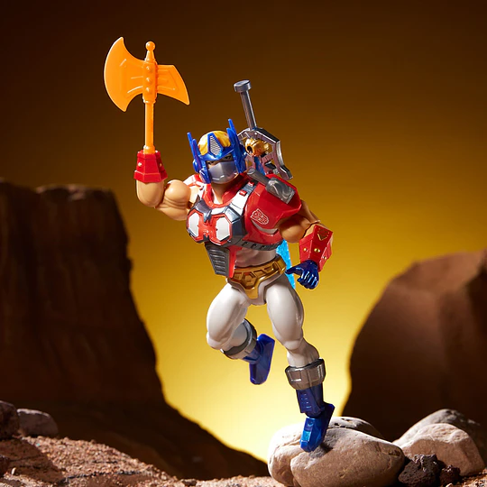 Optimus Prime Armor He-Man Masters of the Universe x Transformers MOTU Crossovers