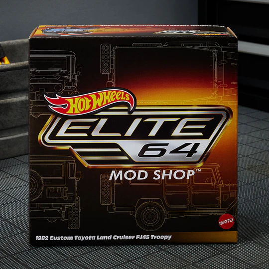 1982 Custom Toyota Land Cruiser FJ45 Troopy [Mattel Creations Exclusive] Elite 64 Mod Shop Hot Wheels