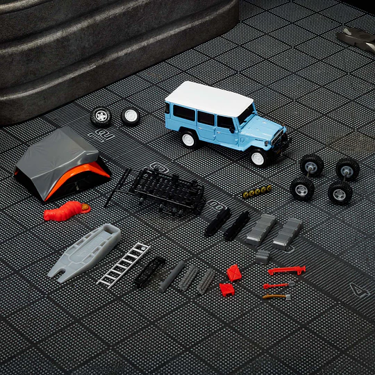 1982 Custom Toyota Land Cruiser FJ45 Troopy [Mattel Creations Exclusive] Elite 64 Mod Shop Hot Wheels