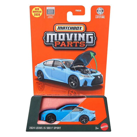 2024 Lexus IS 500 F Sport Moving Parts Matchbox