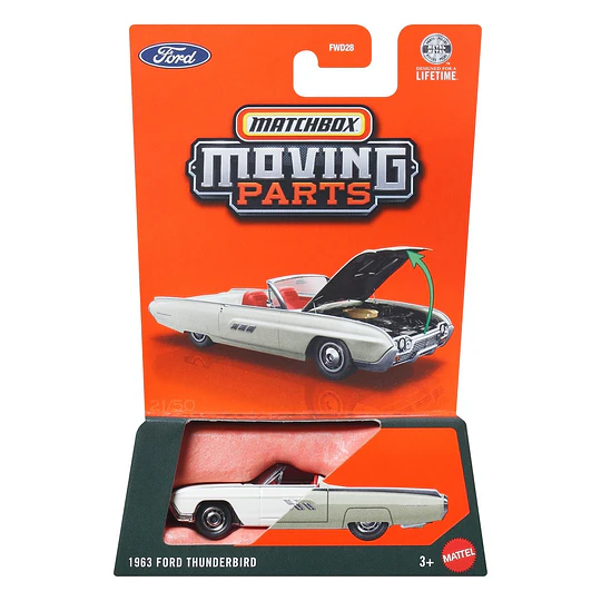 1963 Ford Thunderbird Moving Parts Matchbox