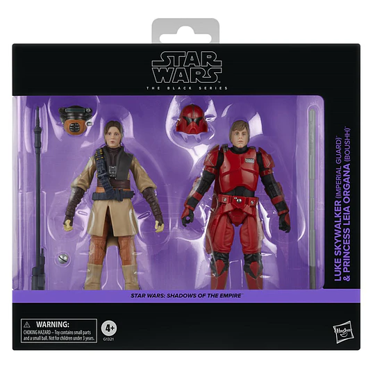 [NOT MINT] Luke Skywalker & Princess Leia Organa (SOTE) 2-Pack The Black Series 6
