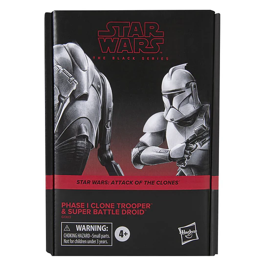 Phase I Clone Trooper & Super Battle Droid 2-Pack The Black Series 6