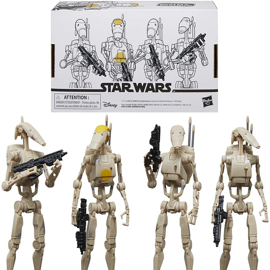 Battle Droids Army Builder 4-Pack The Vintage Collection 3,75