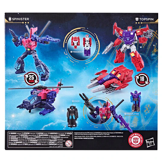 Topspin vs Spinister Wreck 'n Doom Collection Age Of The Primes Transformers