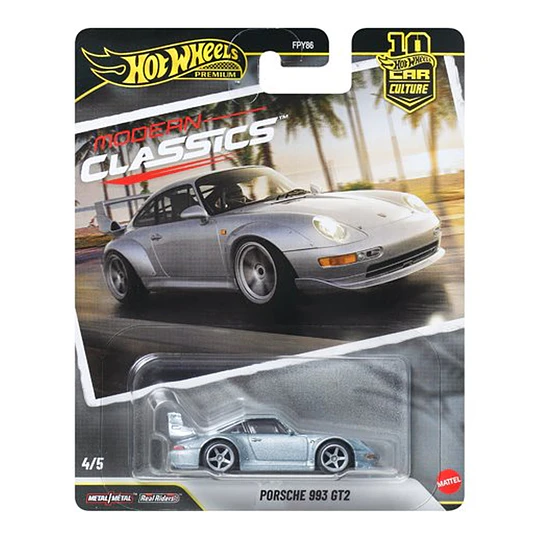 Porsche 993 GT2 Modern Classics Car Culture Hot Wheels 1:64