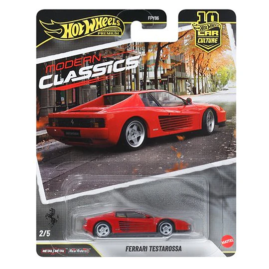 Ferrari Testarossa Modern Classics Car Culture Hot Wheels 1:64