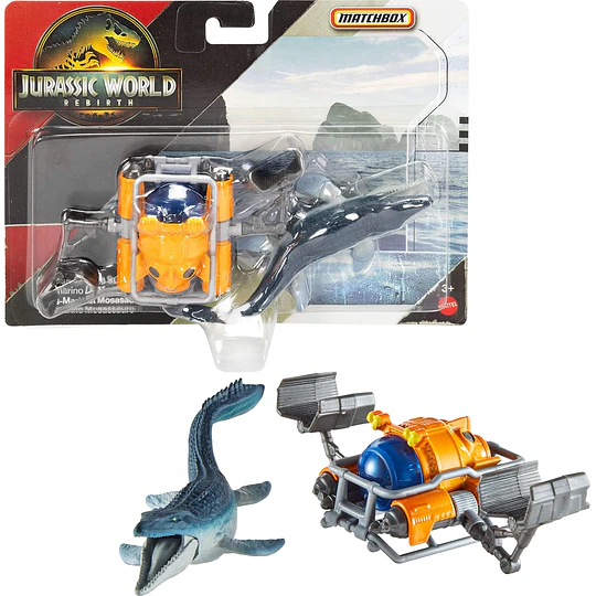 Mosasaurus Sea Sub Jurassic World Rebirth Matchbox