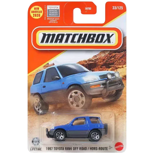 1997 Toyota RAV4 Off Road / Hors-Route Vehículo Matchbox Básico Car Collection 1:64