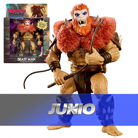 Beast Man Deluxe [Mattel Creations Exclusive] Origins (Movie) Masters of the Universe MOTU