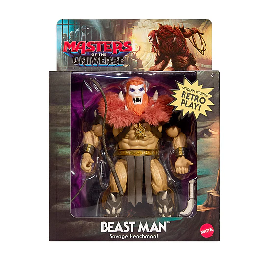 Beast Man Deluxe [Mattel Creations Exclusive] Origins (Movie) Masters of the Universe MOTU