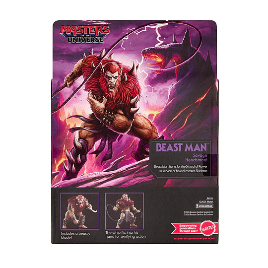 Beast Man Deluxe [Mattel Creations Exclusive] Origins (Movie) Masters of the Universe MOTU