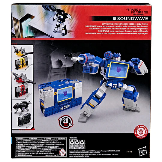 Soundwave Leader Class Transformers: The Movie Studio Series Transformers