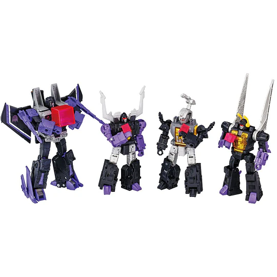 Decepticons Part 2: Skywarp, Kickback, Sharpnel, and Bombshell Dramatic Capture Series Transformers