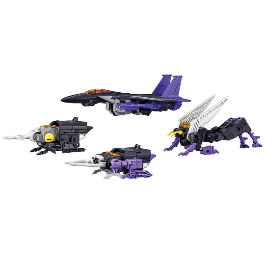 Decepticons Part 2: Skywarp, Kickback, Sharpnel, and Bombshell Dramatic Capture Series Transformers