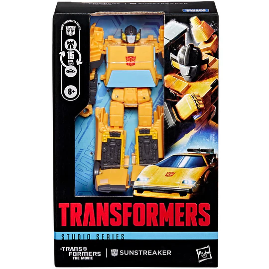 Sunstreaker Deluxe Class Transformers: The Movie Studio Series Transformers