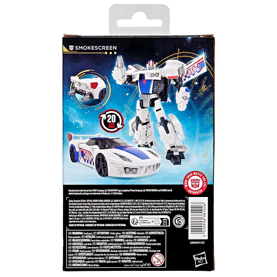 Smokescreen (Prime Universe) Deluxe Class Age of the Primes Transformers