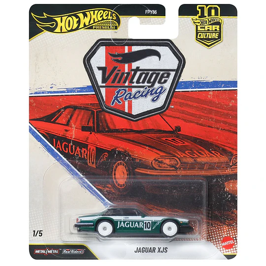 Jaguar XJS Vintage Racing Car Culture Hot Wheels Premium 1:64