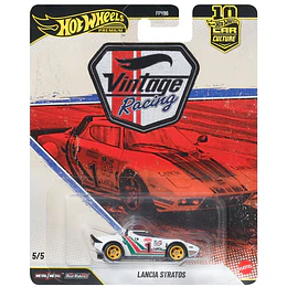 Lancia Stratos Vintage Racing Car Culture Hot Wheels Premium 1:64
