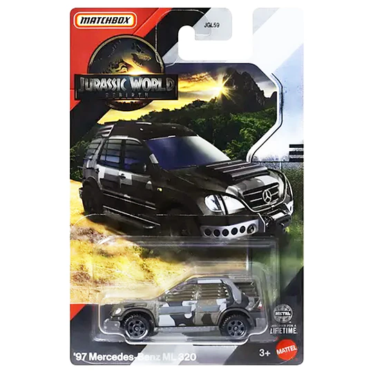 '97 Mercedes-Benz ML 320 Jurassic World Rebirth Matchbox 1:64