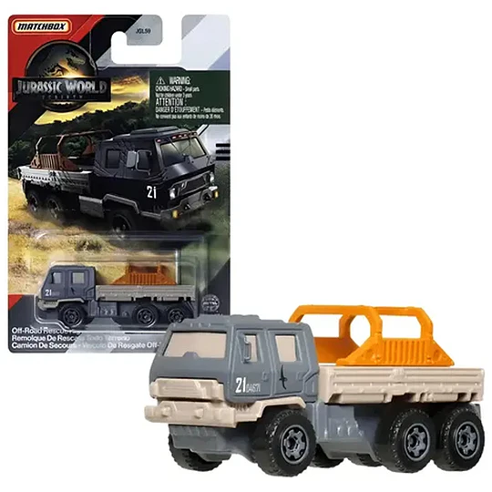 Off-Road Rescue Rig Jurassic World Rebirth Matchbox 1:64