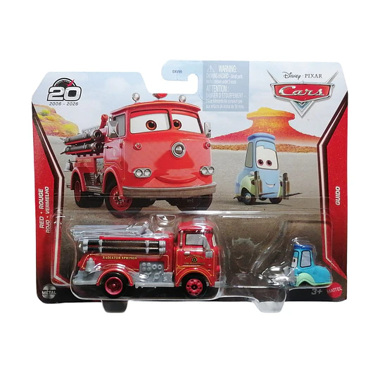 Red & Guido [20th Anniversary] 2-Pack Cars
