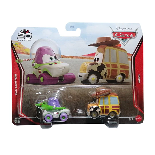 Buzz Lightyear & Woody [20th Anniversary] 2-Pack Cars