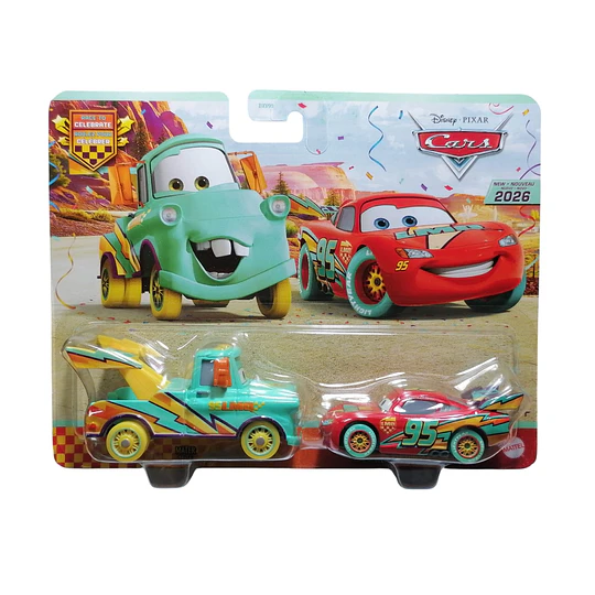 Mater & Lightning McQueen [Race to Celebrate] 2-Pack Cars
