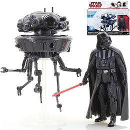 Imperial Probe Droid & Darth Vader The Last Jedi 3,75"