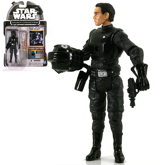 Black Squadron TIE Pilot Droid Factory Legacy Collection 3,75