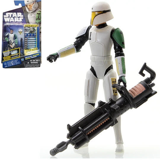 Clone Trooper Hevy in Training Armor Gear CW14 The Clone Wars SOTDS 3,75